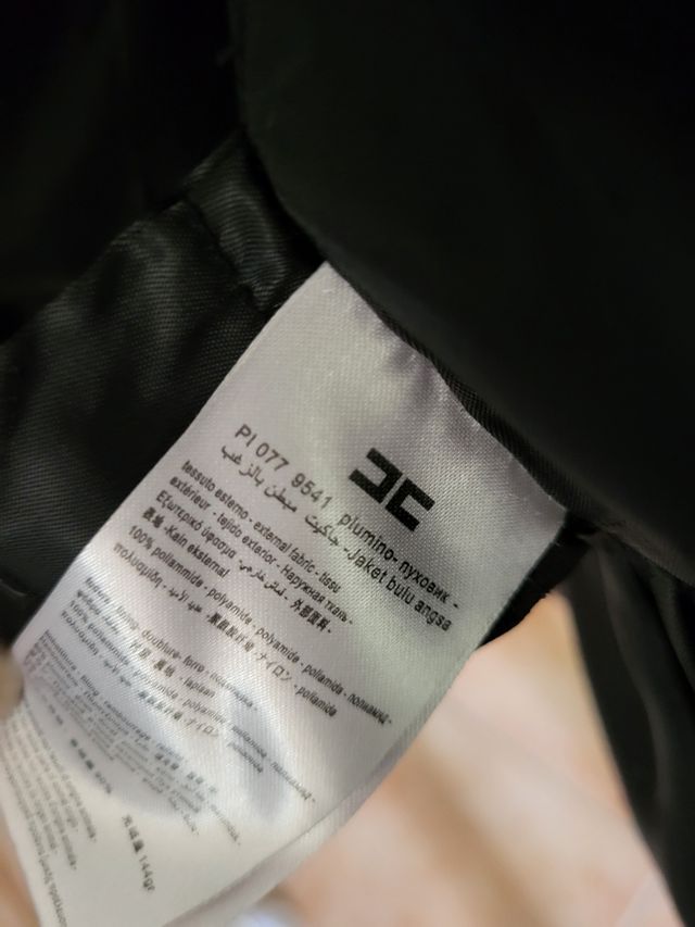 Piumino Elisabetta Franchi - Nero