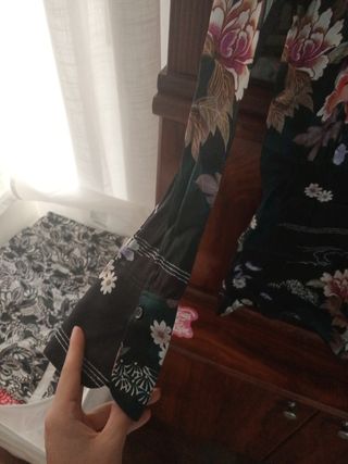 Vestido Zara estampado oriental