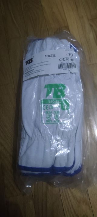 10 Guantes de piel mecánico y térmico TB