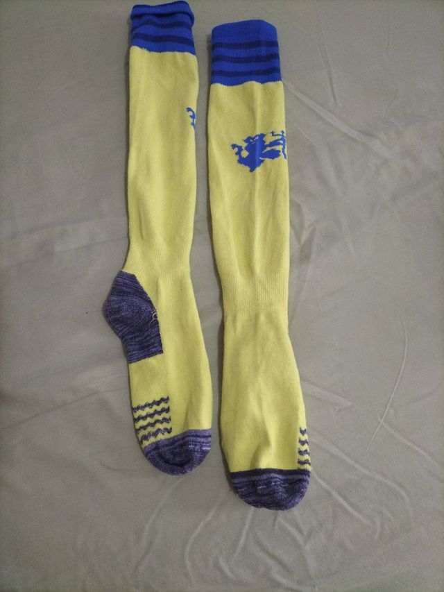 Medias fútbol United amarillas