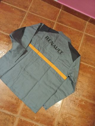 Chaqueta Renault trabajo gris - amarillo 