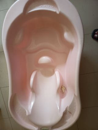 Bañera bebé Plastimar rosa