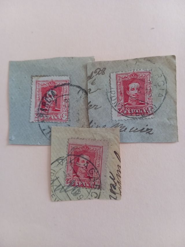 3
Sellos España 25 céntimos