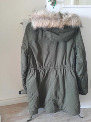 Abrigo verde oliva talla M
