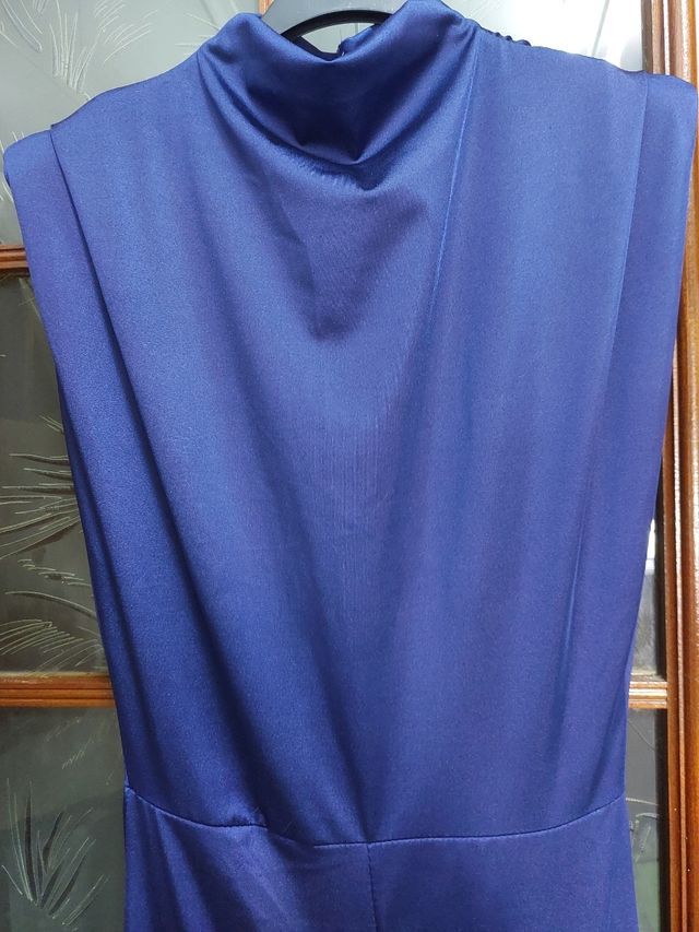 Mono largo azul acampanado - NUEVO