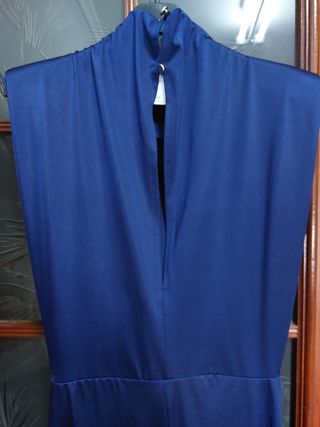 Mono largo azul acampanado - NUEVO