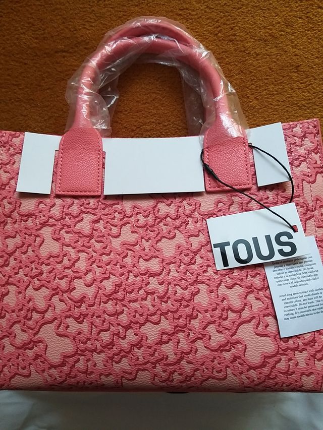 Bolso TOUS  KAOS coral.