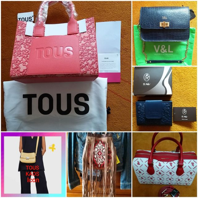 Bolso TOUS  KAOS coral.