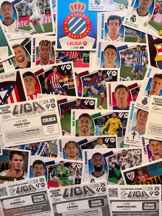 +250 Cromos Liga EA 2024-25