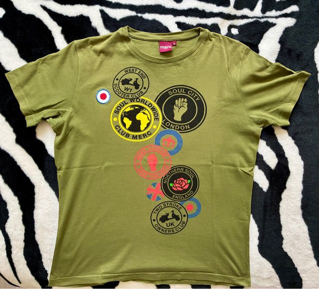 Camiseta Merc - Talla M - Verde Oliva