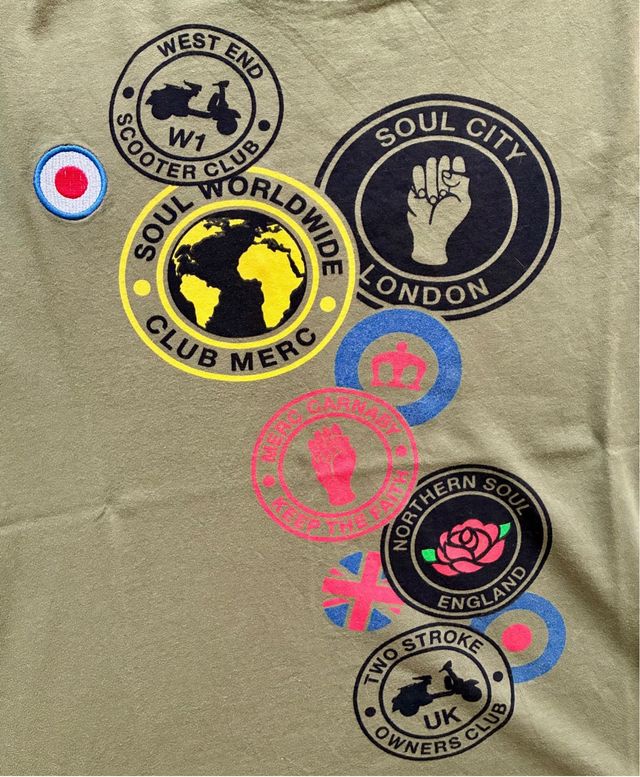 Camiseta Merc - Talla M - Verde Oliva