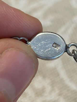 Bracciale ambra argento