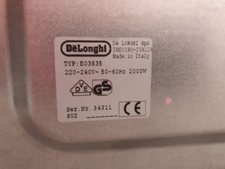 Horno pequeño blanco delonghi