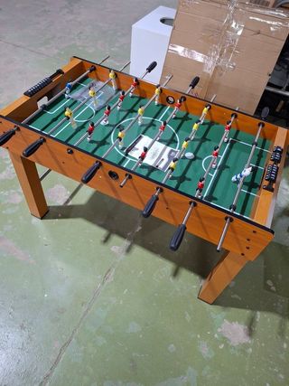 Futbolín de madera