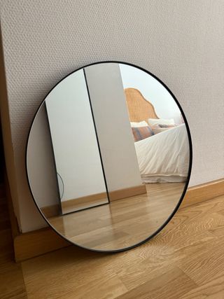 Espejo redondo negro - Ø