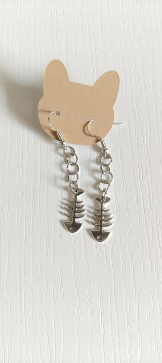 Pendientes  lagartos & peces Ver más en mi perfil