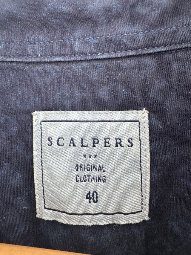 Camisa Scalpers M Azul