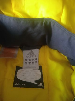 Cazadora Adidas niño - negra y amarilla