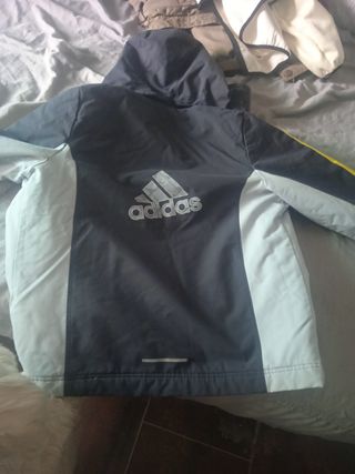Cazadora Adidas niño - negra y amarilla