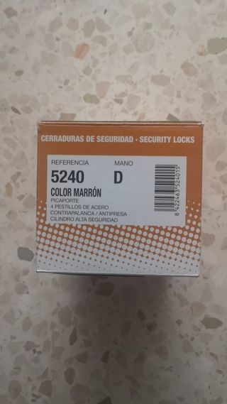 Cerradura Seguridad 5240 Marrón