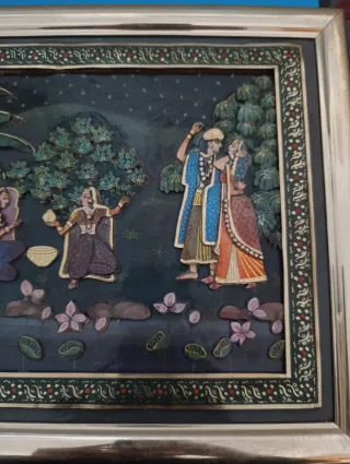 3 Cuadros Arte Hindú. OJO LEER DESCRIPCIÓN