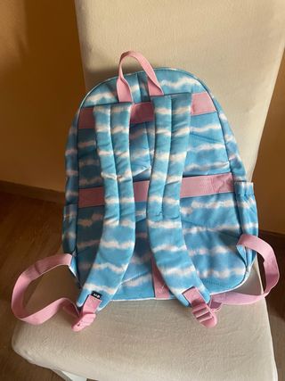 Mochila Míquel Rius azul y rosa
