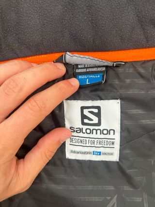 Conjunto Esquí Salomon - Naranja-Negro