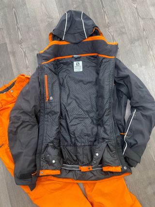 Conjunto Esquí Salomon - Naranja-Negro