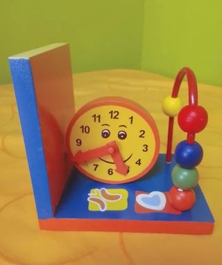 Set giochi porta libri in legno per bambini