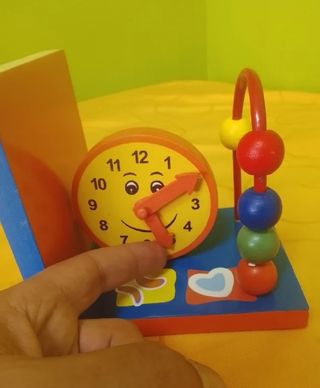 Set giochi porta libri in legno per bambini