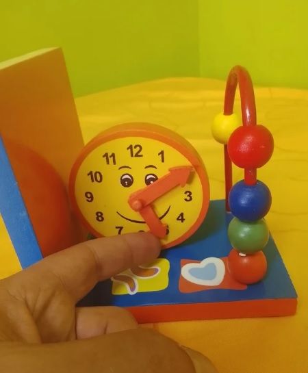 Set giochi porta libri in legno per bambini