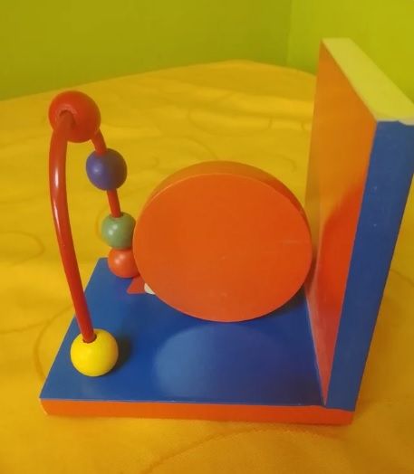 Set giochi porta libri in legno per bambini