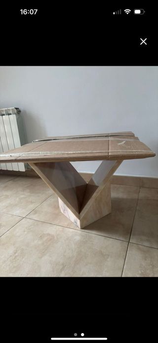 Mesa centro mármol - Moderna lo de arriba es de cr