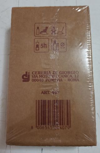 10 Candele Steariche Cereria Di Giorgio