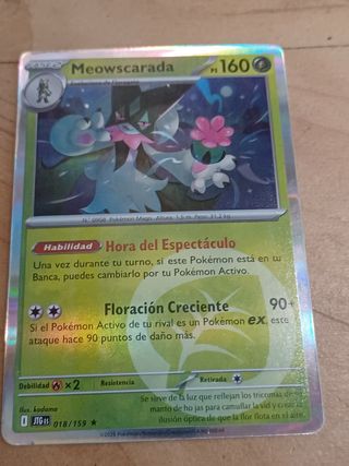 Carta Pokémon Meowscarada 018/159