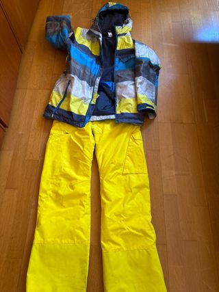 Traje esquí niño - Chaqueta pantalón talla XS