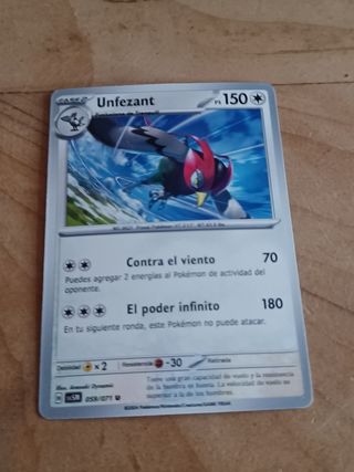 Unfezant - Carta Pokémon