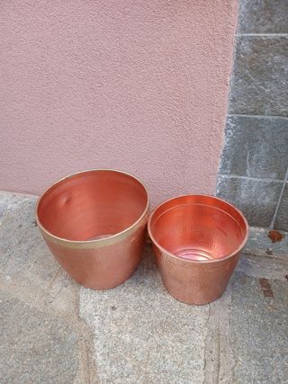 2 Portavasi Rame - Decor