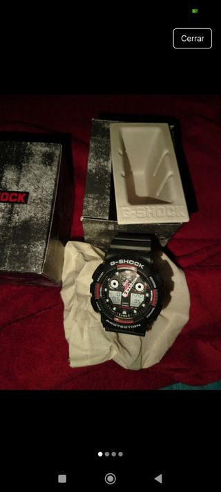 Casio g shock últimos días garantía  3 años 