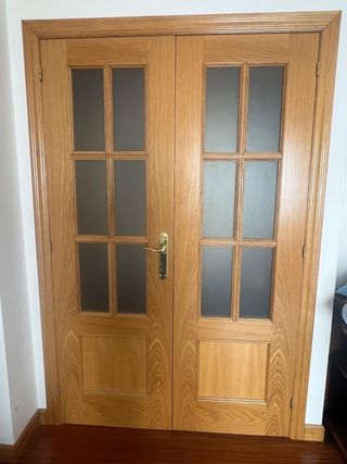 Puertas salón - Madera maciza