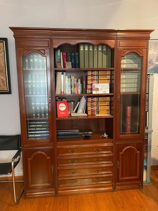 Librería madera maciza