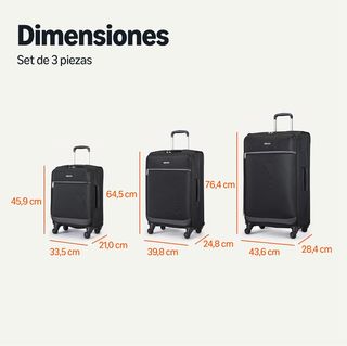 Maletas Amazon Basics - 2 piezas