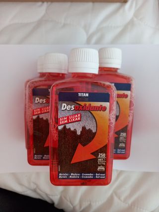 5 unidades Desoxidantes Titan 250ml - Sin Lijar