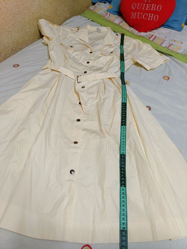 Vestido Amarillo clarito - Talla L