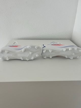 Adidas F50 - Fútbol - Blanco/Azul/Rojo