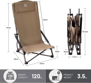 Silla Camping Timber Ridge Plegable