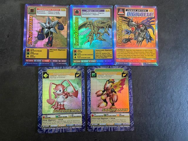 Set di carte Digimon 1999 - 2000