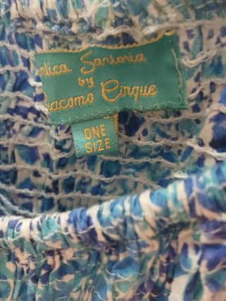 Vestido azul Antica Sartoria