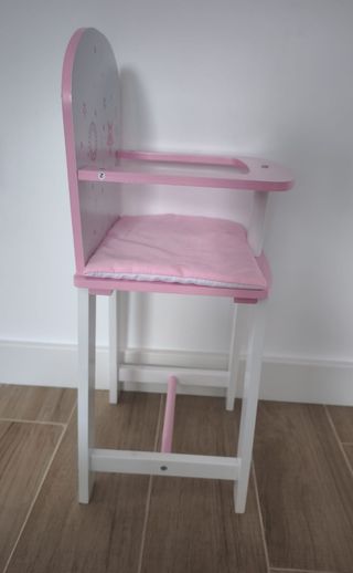 Trona muñecas madera infantil