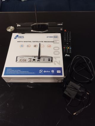 Deco Iris 2100HD - Receptor Satélite. Funcionando